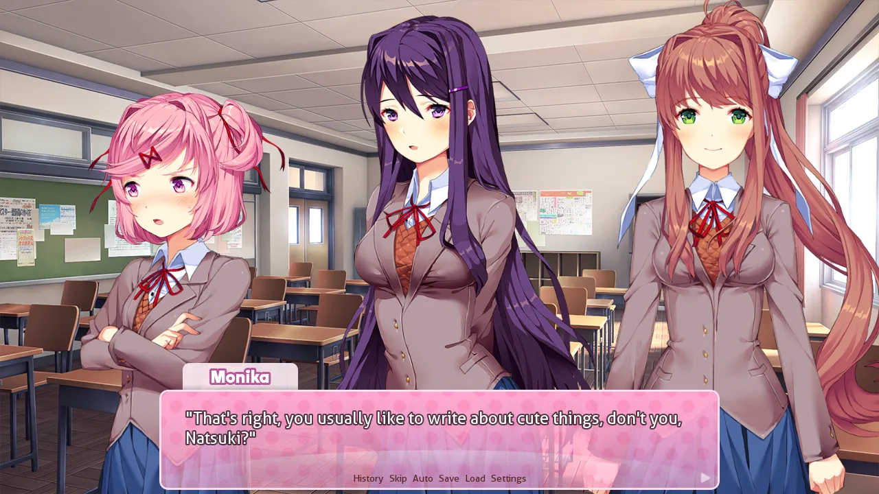 Doki Doki Literature Club Plus! official gameplay image 1
